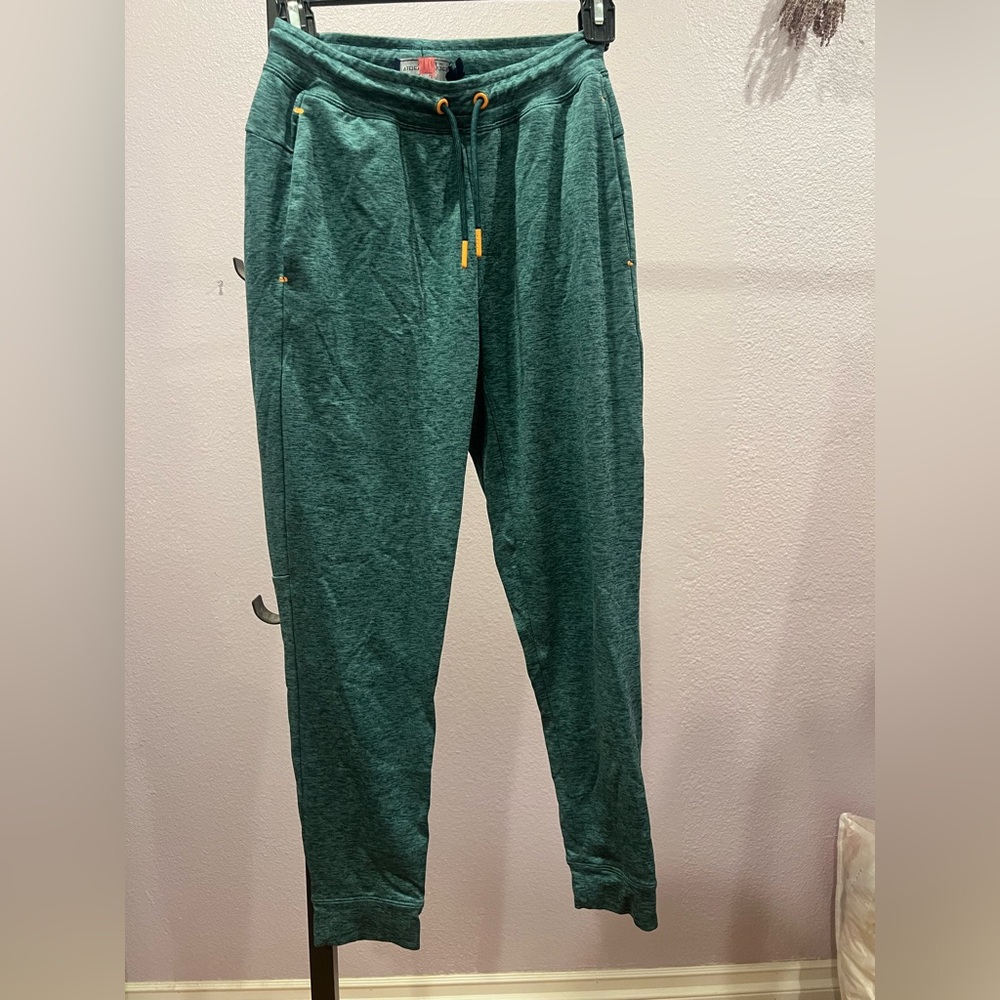 Boys Green Jogger Pants size M